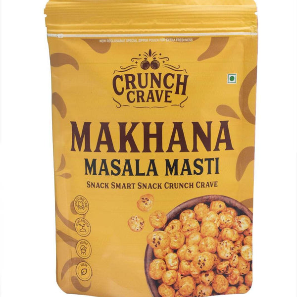 Masala Masti– Desi Tadka by CrunchCrave – Roasted & Flavoured Makhana(45g)